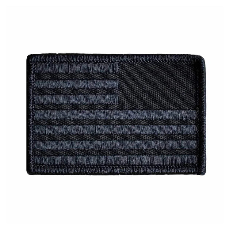GORUCK black tactical reverse American flag patch with embroidered details