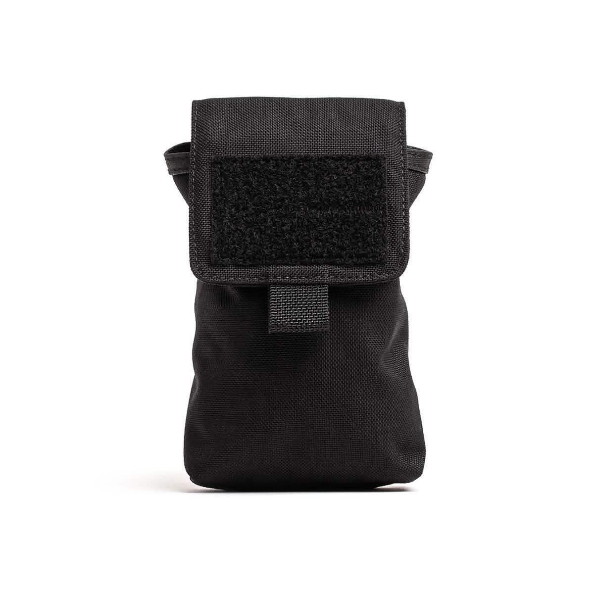 GORUCK black tactical pouch with Velcro closure, durable rucking gear accessory