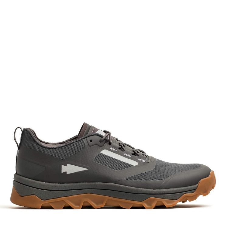 GORUCK forged iron trail running shoe with rugged gum sole, durable mesh upper