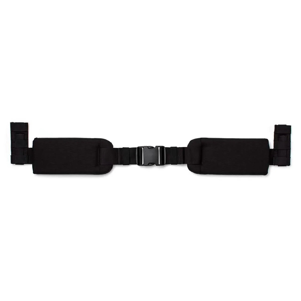 GORUCK black padded hip belt with secure buckle, rucking gear accessory on white background